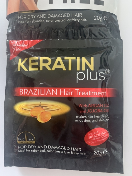 Keratin Plus Brazilian Hair Treatment 20g x 12 sachets